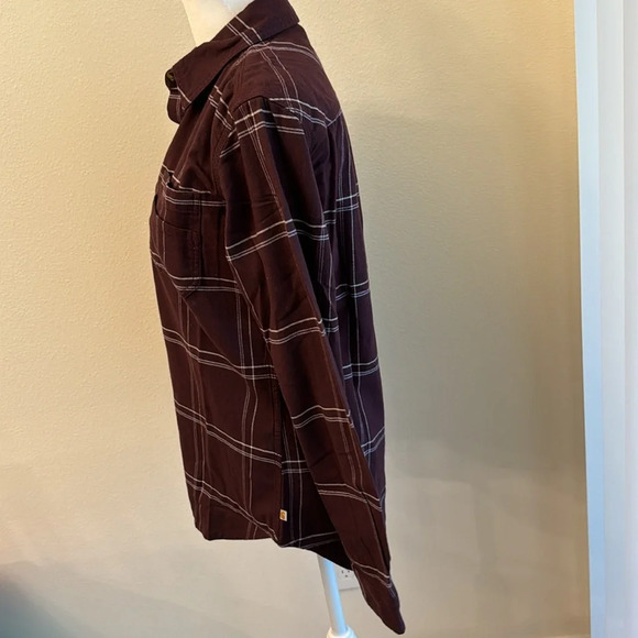 CARHARTT Women’s Flannel Shirt Sz XS (0/2) - Picture 8 of 13